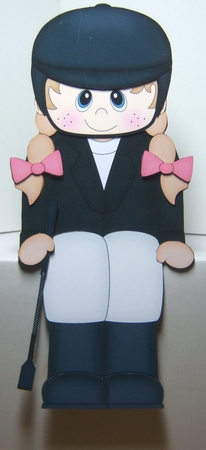 3D On the Shelf Card Kit - Little Pony Rider Charlyn by Katie Silver
