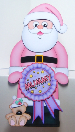 3D Christmas Rosette Decoupage Sheet by Katie Silver