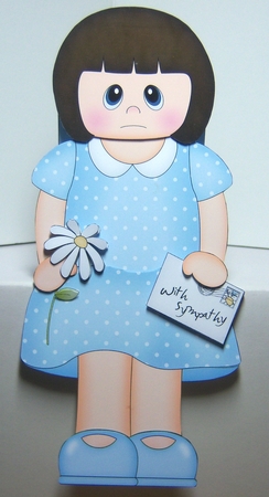 3D On the Shelf Card Kit - Valrie is very Sorry, Sympathy, Belated Birthday by Katie Silver