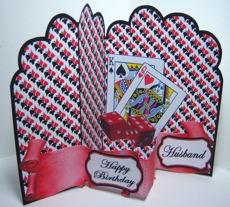 Z-fold pop-up  Playing Cards by Katie Silver