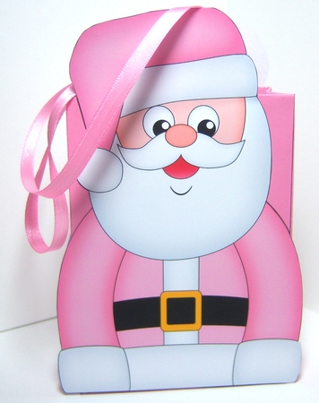 3D Christmas Santa Claus Gift Bag Mini Kit by Katie Silver