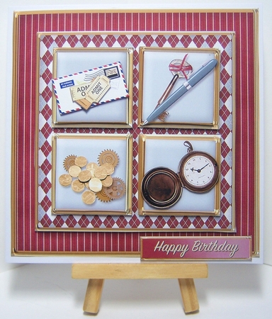 His Pocket Contents - Square Layers Card Mini Kit by Katie Silver