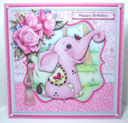 ELLIES FRIEND 8x8 Decoupage & Insert Mini Kit by Katie Silver