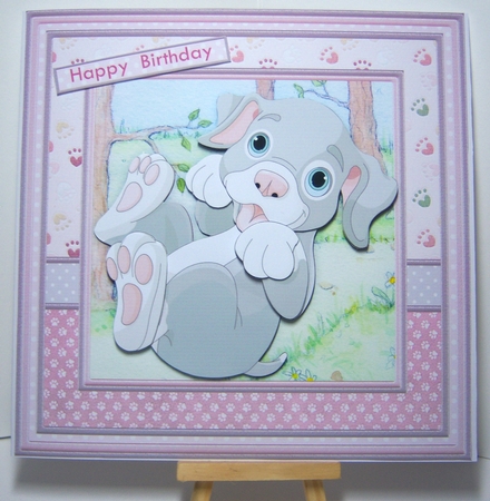 HOW OLD ROFL Puppy 8x8 Decoupage Ages & Insert Mini Kit by Katie Silver