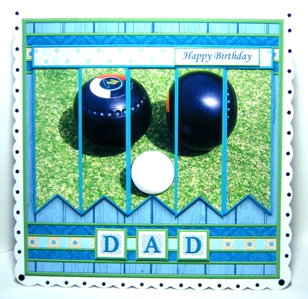 LAWN BOWLS 7.5 Alphabet and Age Quick Card Kit Create Any Name by Katie Silver