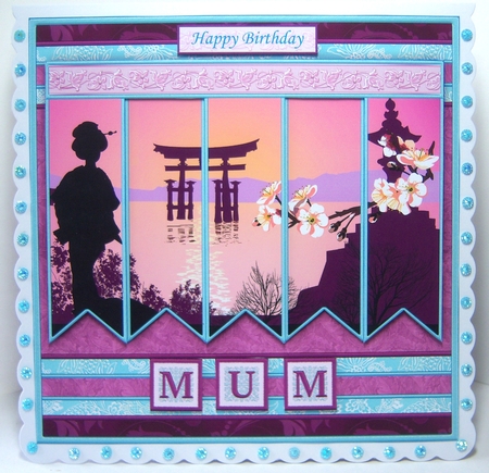 ORIENTAL LADY 7.5 Alphabet and Age Quick Card Kit Create Any Name by Katie Silver