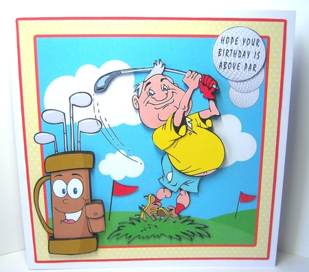 Crazy About Golf - mini kit by Katie Silver