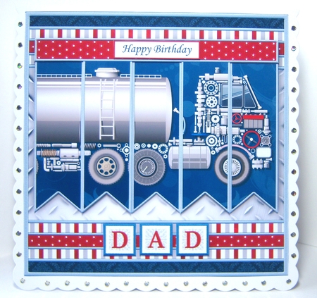 TANKER LORRY 7.5 Alphabet and Age Quick Card Kit Create Any Name by Katie Silver