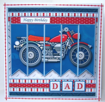 MOTOR BIKE 7.5 Alphabet and Age Quick Card Kit Create Any Name by Katie Silver