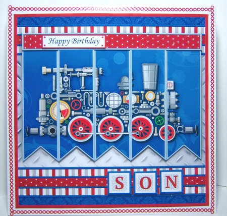 STEAM TRAIN 7.5 Alphabet and Age Quick Card Kit Create Any Name by Katie Silver