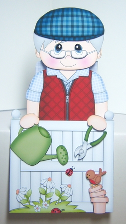 3D On the Shelf Card Kit - In the Garden - All is Blooming for Old Man Emory by Katie Silver