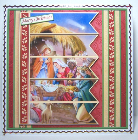 CHRISTMAS NATIVITY  7.5  Quick Card Kit Create Any Name Alphabet in 2 sizes by Katie Silver