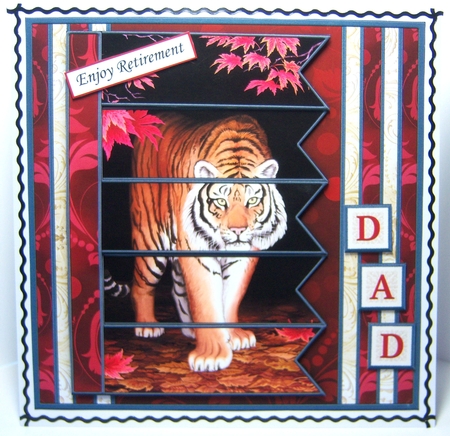 TIGER 7.5 Alphabet and Age Quick Card Kit Create Any Name by Katie Silver