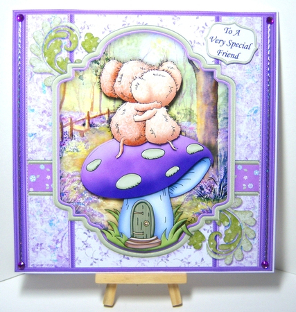 TOGETHER MICE 8x8 Decoupage & Insert Mini Kit All Occasions by Katie Silver