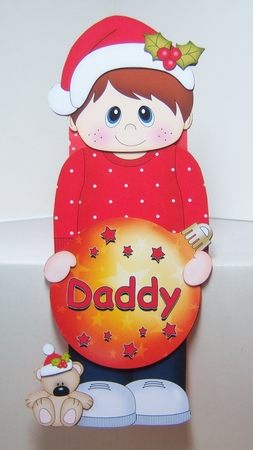 3D Christmas Bauble Decoupage Sheet by Katie Silver