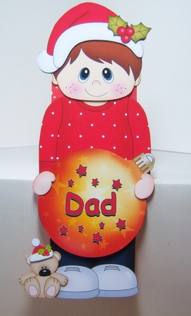 3D Christmas Bauble Decoupage Sheet by Katie Silver
