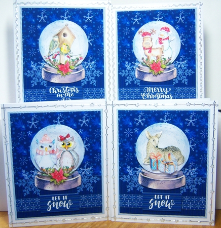 Christmas Animals Snow Globe Mini Kit by Katie Silver