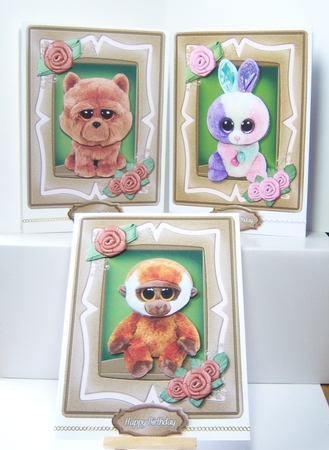 Beanies 5x7 Card Front Bumper Kit 2  by Katie Silver