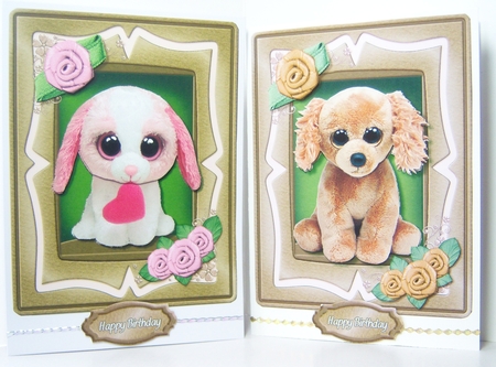 Beanies 5x7 Card Front Bumper Kit 2  by Katie Silver