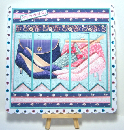 HANDBAGS & SHOES 7.5 Alphabet and Age Quick Card Kit Create Any Name by Katie Silver