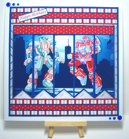 TRANSFORMERS ROBOTS 7.5 Alphabet and Age Quick Card Kit Create Any Name by Katie Silver