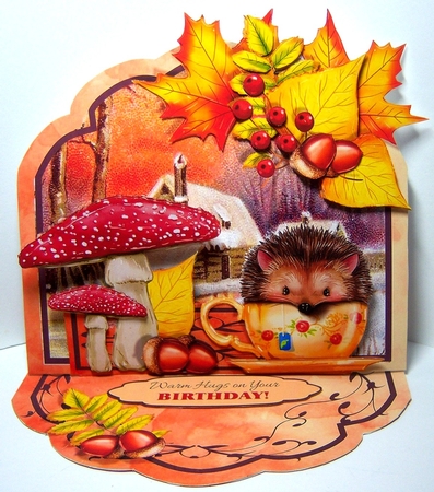 Easel Tableau 2 - Autumn Birthday Time by Katie Silver