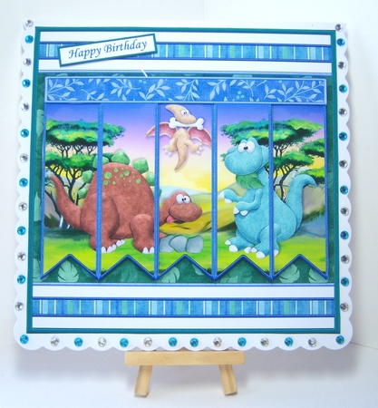 DINOSAURS 7.5 Alphabet and Age Quick Card Kit Create Any Name by Katie Silver