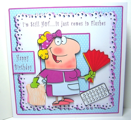 Im Still HOT.. It just comes in Flushes - Decoupage by Katie Silver