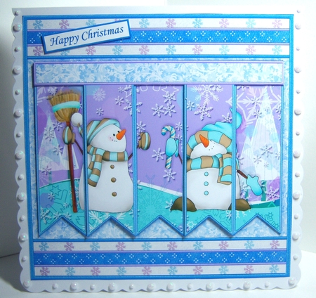 MY BEST FRIENDS ARE FLAKES Christmas 7.5 Quick Card Kit Create Any Name Alphabet in 2 sizes by Katie Silver