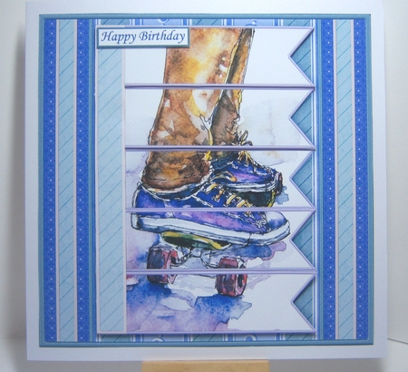 SKATEBOARD 7.5 Alphabet and Age Quick Card Kit Create Any Name by Katie Silver