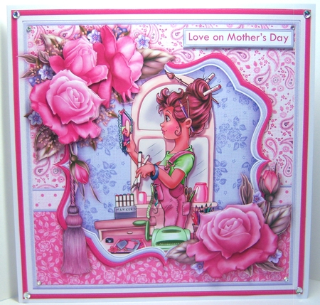 CRAFTING LADY 7.8 Decoupage & Insert Mini Kit by Katie Silver