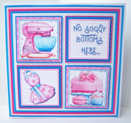 SOGGY BOTTOMS Baking 7.5 Quick Layer Card & Insert Mini Kit by Katie Silver