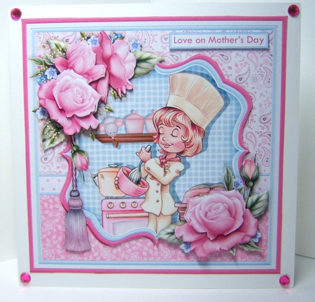 BAKING LADY 7.8 Decoupage & Insert Mini Kit by Katie Silver