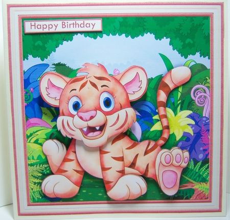 WOBBLY HEAD ANIMAL CARDS 7.5 Decoupage, Ages & Inserts Bumper Kit by Katie Silver
