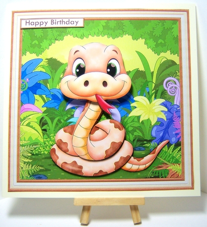 WOBBLY HEAD ANIMAL CARDS 7.5 Decoupage, Ages & Inserts Bumper Kit by Katie Silver