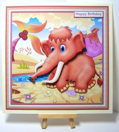 WOBBLY HEAD ANIMAL CARDS 7.5 Decoupage, Ages & Inserts Bumper Kit by Katie Silver