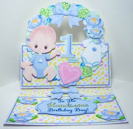 CIRCLET EASEL KIT - New Baby/ Birthday Boy Ages 1,2,&3 by Katie Silver