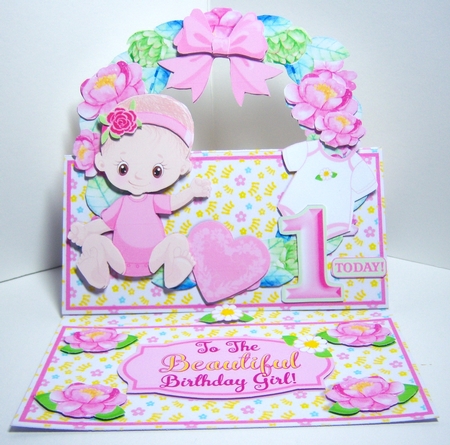 CIRCLET EASEL KIT - New Baby/ Birthday Girl Ages 1,2,&3 by Katie Silver