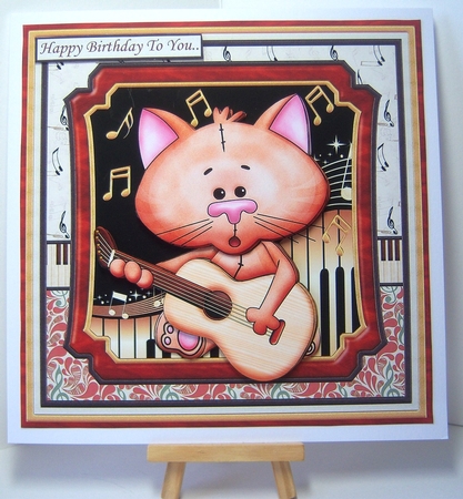 ELEPHANTS AND CATS 7.5 Decoupage & Inserts Bumper Kit by Katie Silver