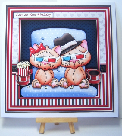 ELEPHANTS AND CATS 7.5 Decoupage & Inserts Bumper Kit by Katie Silver