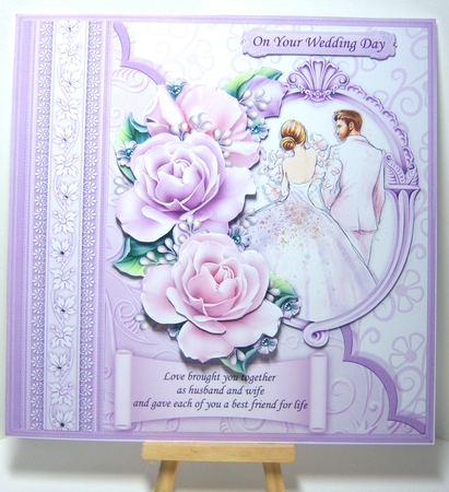 Wedding Day LOVE BROUGHT YOU TOGETHER 8x8 Decoupage Mini Kit & Insert by Katie Silver