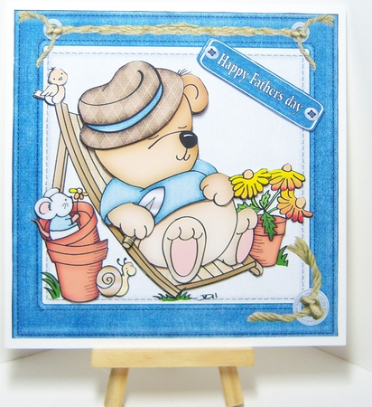 8x8 relax its your day gardening Ted mini kit by Katie Silver