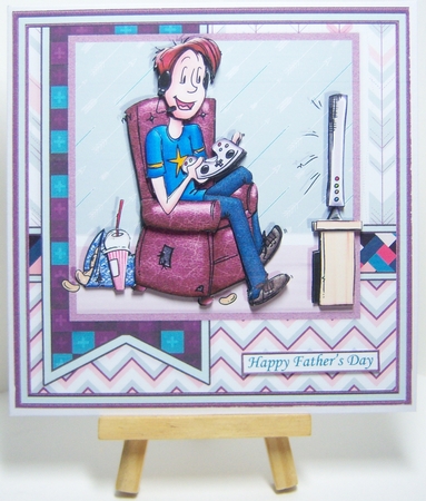 ONLINE GAMER 7.5 Decoupage, Ages & Insert Mini Kit by Katie Silver