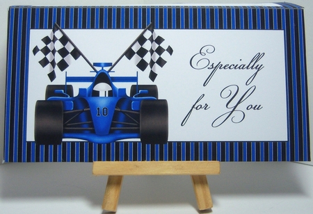 Racing Car Cash Envelope by Katie Silver