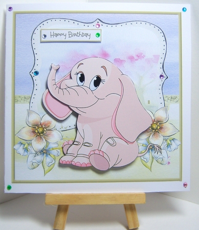 The pink elephant by Katie Silver