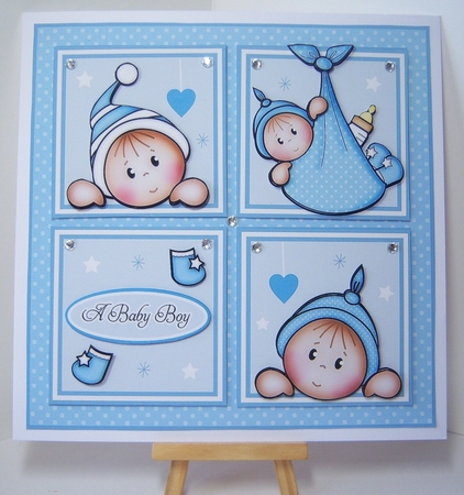 Baby Boy Squares Mini Kit by Katie Silver