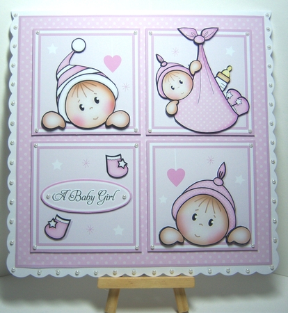 Baby Girl Squares Mini Kit by Katie Silver