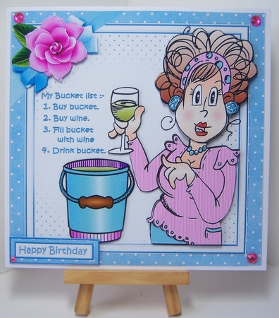 8x8 Sue and her bucket list mini9 kit by Katie Silver