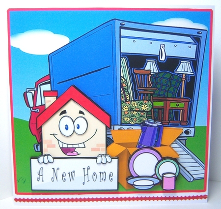 A New Home - Decoupage by Katie Silver