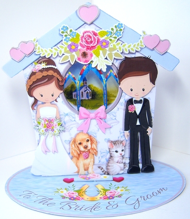 BIRD HOUSE EASEL KIT - Wedding Window by Katie Silver